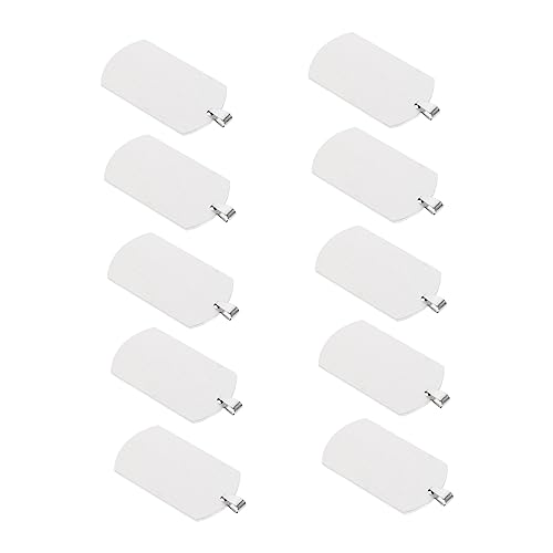 Gatuida 10 Stück Gravur Rohlinge Titanstahl Stempel Tags für Hunde und Katzenmarken für DIY Schmuck und Schlüsselanhänger für Kreative Projekte von Gatuida