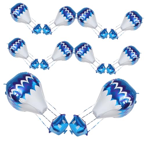 Gatuida Leicht Aufzublasende Geburtstagsdekorationen Aluminiumfolienballons Hochzeitsballon Heißluftballon- 10 Stück Zahlenballons von Gatuida