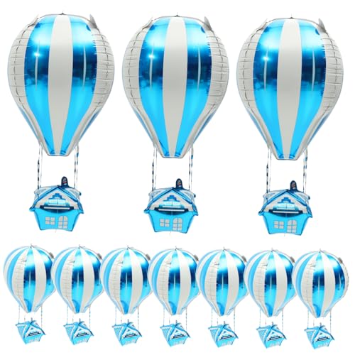 Gatuida 10 Stück Heißluftballon Dekoration Größe heißer Ballon Heißluftballon aus Aluminium Schwebend z luftballons Helium-Heißluftballon Heißluftballon Folienballon Aluminiumfolie Blau Gatuida 10 Stück Heißluftballon Dekoration Größe heißer Ballon Heißluftballon aus Aluminium Schwebend z luftballons Helium-Heißluftballon Heißluftballon Folienballon Aluminiumfolie Blau von Gatuida