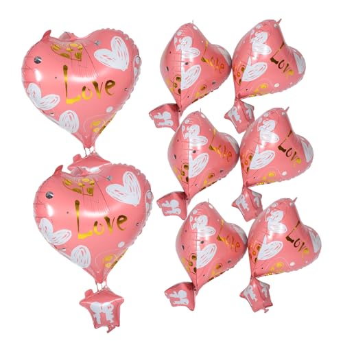 Gatuida 10 Stück Heißluftballon Dekoration Liebesballons Herz Luftballons Partyballon Zum Valentinstag -show-ballon Luftballons in Herzform Valentinstag Herzballon Aluminiumfolie Gatuida 10 Stück Heißluftballon Dekoration Liebesballons Herz Luftballons Partyballon Zum Valentinstag -show-ballon Luftballons in Herzform Valentinstag Herzballon Aluminiumfolie von Gatuida