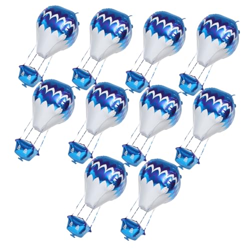Gatuida 10 Stück Heißluftballon Luftballons Blue Aluminiumfolie Gatuida 10 Stück Heißluftballon Luftballons Blue Aluminiumfolie von Gatuida