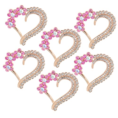 Gatuida 10 Stück Herz Strass Applikationen Dekorative Patches für Kleidung und Accessoires DIY Bastelbedarf für Schuhe Taschen und Handyhüllen Glänzende Ornamente von Gatuida