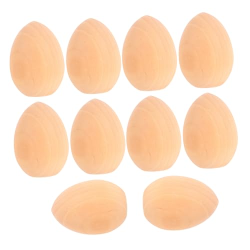 Gatuida 10 Stück Hölzerne Kritzeleier Partykinder Eier Bemalen Ornamente Jungs Bunt Groß Schmücken Für Cartoons Dekoriert Unbemalt Kleinkinder Zeichnung Geformt Stuffer Fälschung Gatuida 10 Stück Hölzerne Kritzeleier Partykinder Eier Bemalen Ornamente Jungs Bunt Groß Schmücken Für Cartoons Dekoriert Unbemalt Kleinkinder Zeichnung Geformt Stuffer Fälschung von Gatuida