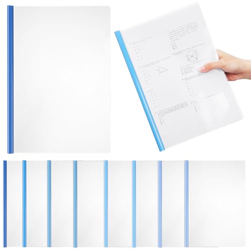 Gatuida 10 Stück Klarsichtmappen mit Schiebebar Kapazität Stilvolle Ordner für Schule Büro und Zuhause Gatuida 10 Stück Klarsichtmappen mit Schiebebar Kapazität Stilvolle Ordner für Schule Büro und Zuhause von Gatuida