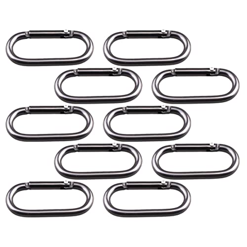 Gatuida 10 Stück Klein Ovaler Kettle Carrying Buckle Schwarze Hängeschnallen für Wasserflaschen Vielseitig und Leicht für Camping und Reisen Gatuida 10 Stück Klein Ovaler Kettle Carrying Buckle Schwarze Hängeschnallen für Wasserflaschen Vielseitig und Leicht für Camping und Reisen von Gatuida