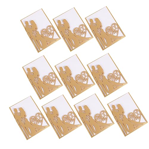 Gatuida 10 Stück Kreative Hochzeitseinladungskarten mit Romantischem Design Papier Einladungskarten für Hochzeiten und Valentinstag Eleganter Hallow für Besondere Anlässe Gatuida 10 Stück Kreative Hochzeitseinladungskarten mit Romantischem Design Papier Einladungskarten für Hochzeiten und Valentinstag Eleganter Hallow für Besondere Anlässe von Gatuida