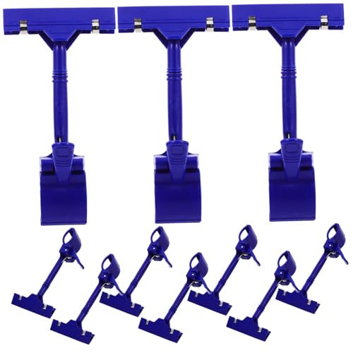 Gatuida 10 Stück Kunststoff T förmige Doppelkopf display clips für Preisschilder und Etiketten Robuste Halter für Einzelhandelsschilder Vielseitige Werbeclips in Blau für Regale und Gatuida 10 Stück Kunststoff T förmige Doppelkopf display clips für Preisschilder und Etiketten Robuste Halter für Einzelhandelsschilder Vielseitige Werbeclips in Blau für Regale und von Gatuida