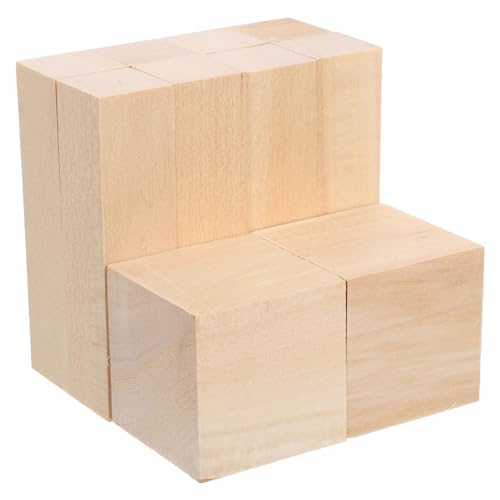 Gatuida 10 Stück Lindenholz-Schnitzblöcke, unfertige Holzblöcke für die DIY-Holzbearbeitung, Schnitzen und Basteln für Kinder und Erwachsene Gatuida 10 Stück Lindenholz-Schnitzblöcke, unfertige Holzblöcke für die DIY-Holzbearbeitung, Schnitzen und Basteln für Kinder und Erwachsene von Gatuida