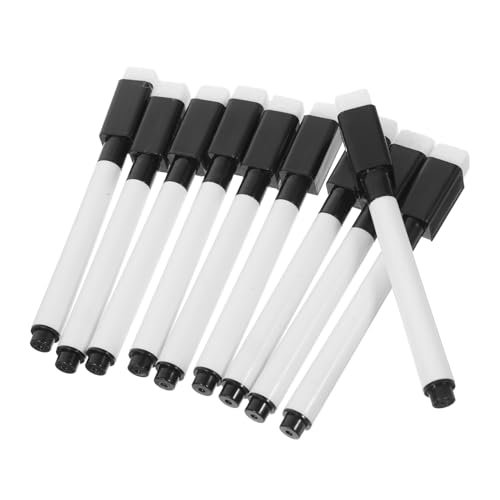 Gatuida 10 Stück Magnetische Abwischbare Whiteboard Marker mit Feiner Spitze und Ergonomisch für Büro und Zuhause für Glatte Oberflächen von Gatuida