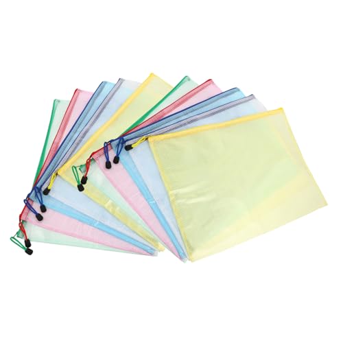 Gatuida 10 Stück Mesh Zipper Dokumententaschen Wasserdichte Reißverschlusstaschen Transparent für Büro Schule Reise Ordnung und Aufbewahrung Zufällige Farbe Zufällige Farbe Gatuida 10 Stück Mesh Zipper Dokumententaschen Wasserdichte Reißverschlusstaschen Transparent für Büro Schule Reise Ordnung und Aufbewahrung Zufällige Farbe Zufällige Farbe von Gatuida
