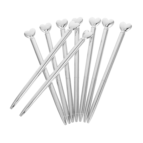 Gatuida 10 Stück Metall Kugelschreiber mit Nachfüllbar und Ausziehbar Charmante für Hochzeiten und Valentinstag Gatuida 10 Stück Metall Kugelschreiber mit Nachfüllbar und Ausziehbar Charmante für Hochzeiten und Valentinstag von Gatuida
