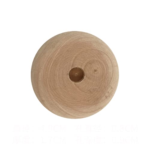 Gatuida 10 Stück Mini Holzräder für DIY Spielzeugautos Handgemachte Bastelbedarf für für Kreative Projekte von Gatuida