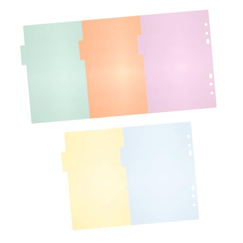 Gatuida 10 Stück Plastikabstandshalteretikett Bunte Trenner Etiketten mit Loch farbig das Büro Registerkarten Binder -Trenner Beschriftungslehrer BINDER -Teilen Ordnerteiler Pastell Gatuida 10 Stück Plastikabstandshalteretikett Bunte Trenner Etiketten mit Loch farbig das Büro Registerkarten Binder -Trenner Beschriftungslehrer BINDER -Teilen Ordnerteiler Pastell von Gatuida
