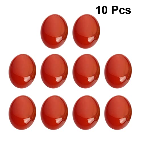Gatuida 10 Stück Rote Oval Cabochons DIY Schmuck Bastelbedarf für Kreative Designs Geeignet für Ohrringe Armbänder und Mehr Gatuida 10 Stück Rote Oval Cabochons DIY Schmuck Bastelbedarf für Kreative Designs Geeignet für Ohrringe Armbänder und Mehr von Gatuida