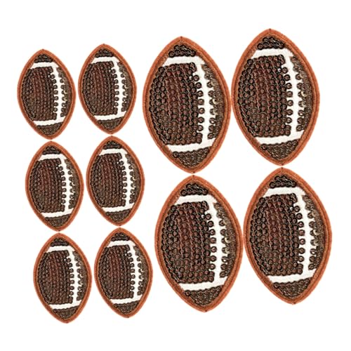 Gatuida 10 Stück Rugby Aufnäher mit Pailletten Bügelbilder für Kleidung Hüte und Jeans für Diy Projekte und Sportliebhaber Langlebig und Einfach Anzuwenden Gatuida 10 Stück Rugby Aufnäher mit Pailletten Bügelbilder für Kleidung Hüte und Jeans für Diy Projekte und Sportliebhaber Langlebig und Einfach Anzuwenden von Gatuida