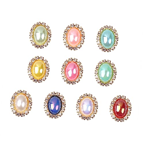 Gatuida 10 Stück Schmuckzubehör Herstellung Von Perlenschmuck Perlen Für Schmuckhersteller Gold Perlenaufkleber Für Handwerk Schmuckherstellung Perlen Strasssteinsteine Oval Golden Gatuida 10 Stück Schmuckzubehör Herstellung Von Perlenschmuck Perlen Für Schmuckhersteller Gold Perlenaufkleber Für Handwerk Schmuckherstellung Perlen Strasssteinsteine Oval Golden von Gatuida