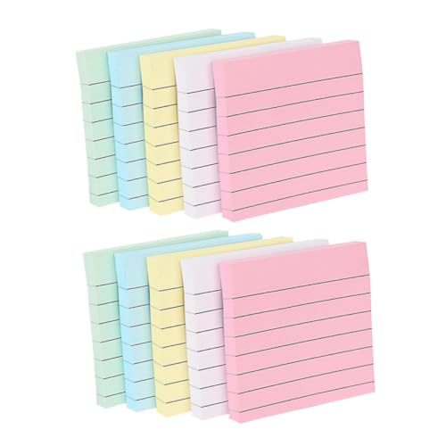 Gatuida 10 Stück Selbstklebende Notizzettel Quadratisch Mittlere Farbige Haftnotizen in Weiß Gelb Blau Grün Dickes Papier Haftstark für Büro Schule Studenten Praktische Memo Pads Gatuida 10 Stück Selbstklebende Notizzettel Quadratisch Mittlere Farbige Haftnotizen in Weiß Gelb Blau Grün Dickes Papier Haftstark für Büro Schule Studenten Praktische Memo Pads von Gatuida