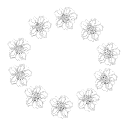 Gatuida 10 Stück Spitzenblumen Stickerei Applikationen Aufnäher zum Aufbügeln für Kleidung Dekorative Flicken für Diy Handwerk Einfach Anzubringen und Hautfreundlich Gatuida 10 Stück Spitzenblumen Stickerei Applikationen Aufnäher zum Aufbügeln für Kleidung Dekorative Flicken für Diy Handwerk Einfach Anzubringen und Hautfreundlich von Gatuida