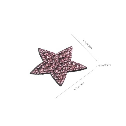 Gatuida 10 Stück Sternförmige Bügelbilder mit Strass Austauschbare Verschleißfeste Patches für Kleidung Hüte Taschen DIY Dekoration Champagner Silber Gatuida 10 Stück Sternförmige Bügelbilder mit Strass Austauschbare Verschleißfeste Patches für Kleidung Hüte Taschen DIY Dekoration Champagner Silber von Gatuida