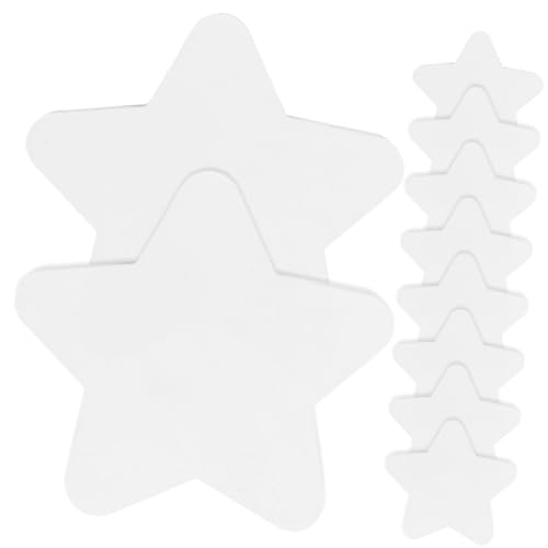 Gatuida 10 Stück Sternförmige Leinwandpaneele Reine Baumwolle Malplatten für Öl und Acrylfarben Künstler Canvas zum Bemalen und Kreativgestalten für DIY Gatuida 10 Stück Sternförmige Leinwandpaneele Reine Baumwolle Malplatten für Öl und Acrylfarben Künstler Canvas zum Bemalen und Kreativgestalten für DIY von Gatuida