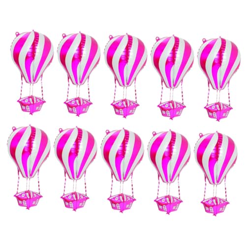 Gatuida 10 Stück Teiliges Aluminium Folien mit Heißluftballons in Leuchtendem Farbecht und Langlebig Vielseitige Partydekoration für Geburtstag und Festliche Anlässe Gatuida 10 Stück Teiliges Aluminium Folien mit Heißluftballons in Leuchtendem Farbecht und Langlebig Vielseitige Partydekoration für Geburtstag und Festliche Anlässe von Gatuida