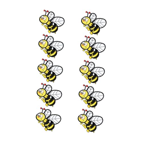 Gatuida 10 Stück Teiliges Bestickte Bienen Aufbügler Patch für Kleidung Niedliche Cartoon Motive DIY Stoffaufnäher zum Aufbügeln oder Nähen für Kinderkleidung Taschen Jacken und Mehr Gatuida 10 Stück Teiliges Bestickte Bienen Aufbügler Patch für Kleidung Niedliche Cartoon Motive DIY Stoffaufnäher zum Aufbügeln oder Nähen für Kinderkleidung Taschen Jacken und Mehr von Gatuida