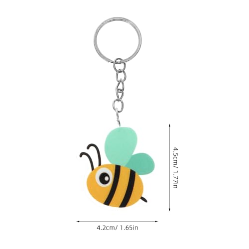 Gatuida 10 Stück Teiliges Bienen Schlüsselanhänger Niedlicher Cartoon Anhänger Vielseitig als Taschen Rucksackdeko Langlebig und Farbecht für Schlüssel und Geschenke Gatuida 10 Stück Teiliges Bienen Schlüsselanhänger Niedlicher Cartoon Anhänger Vielseitig als Taschen Rucksackdeko Langlebig und Farbecht für Schlüssel und Geschenke von Gatuida