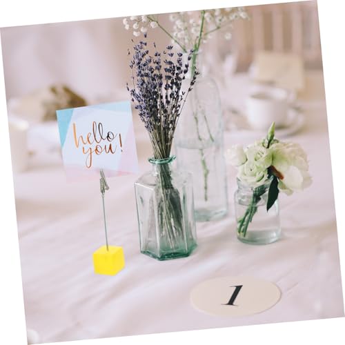 Gatuida 10 Stück Teiliges Bunte Würfel Tischkartenhalter für Fotos Memo Karten Speisekarte Notizen Kompakte Tischaufsteller mit Stabilem Sockel Vielseitig als Bilderhalter und Tischdeko Gatuida 10 Stück Teiliges Bunte Würfel Tischkartenhalter für Fotos Memo Karten Speisekarte Notizen Kompakte Tischaufsteller mit Stabilem Sockel Vielseitig als Bilderhalter und Tischdeko von Gatuida