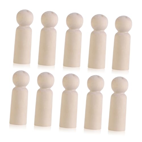 Gatuida 10 Stück Teiliges DIY Holzfiguren Leere Holz Puppen für Hochzeitstorten Dekoration Personalisierbare Figuren für Kreative Bastelprojekte Gatuida 10 Stück Teiliges DIY Holzfiguren Leere Holz Puppen für Hochzeitstorten Dekoration Personalisierbare Figuren für Kreative Bastelprojekte von Gatuida