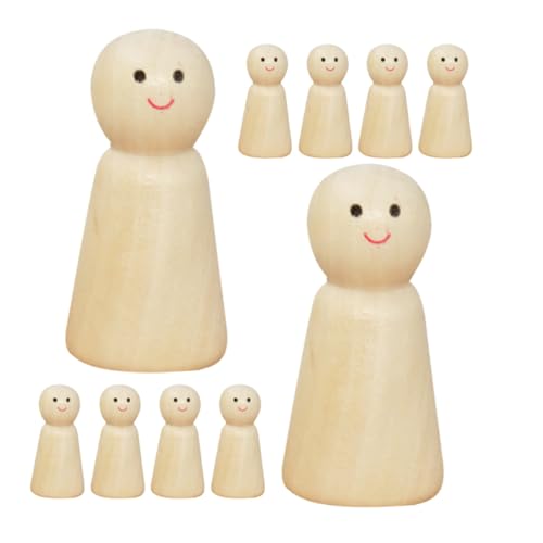 Gatuida 10 Stück Teiliges DIY Holzfiguren zum Bemalen Natürliche Unvollendete Holzklammer Puppen Kreative Bastelideen für Kunstunterricht Geburtstagsfeiern und Individuelle Gatuida 10 Stück Teiliges DIY Holzfiguren zum Bemalen Natürliche Unvollendete Holzklammer Puppen Kreative Bastelideen für Kunstunterricht Geburtstagsfeiern und Individuelle von Gatuida