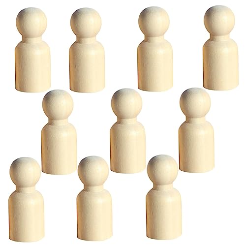 Gatuida 10 Stück Teiliges DIY Holzfiguren zum Bemalen Unbemalte Mini Puppen Glattem Holz Kreative Bastelidee für Fördert Fantasie und Handwerksgeschick Dekoration für Zuhause Gatuida 10 Stück Teiliges DIY Holzfiguren zum Bemalen Unbemalte Mini Puppen Glattem Holz Kreative Bastelidee für Fördert Fantasie und Handwerksgeschick Dekoration für Zuhause von Gatuida
