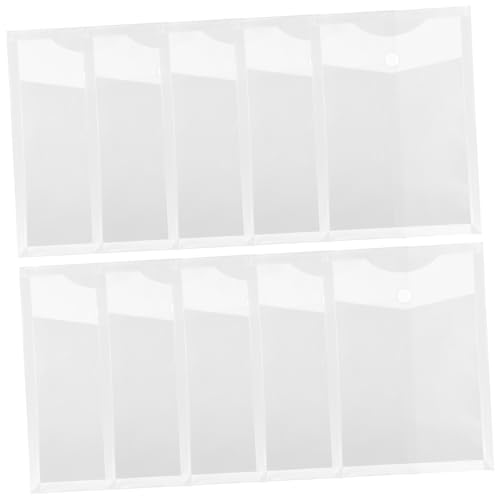 Gatuida 10 Stück Teiliges Dokumententaschen Transparente Leichte Aufbewahrungsbeutel für Büro und Schule für Dokumente Rechnungen und Karten Gatuida 10 Stück Teiliges Dokumententaschen Transparente Leichte Aufbewahrungsbeutel für Büro und Schule für Dokumente Rechnungen und Karten von Gatuida