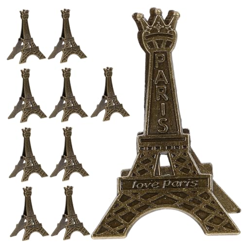 Gatuida 10 Stück Teiliges Eiffelturm Metall Memo Clip Stabile Tischkartenhalter und Fotohalter Vielseitiger Notizhalter für Hochzeit Party Büro und Tischdekoration Gatuida 10 Stück Teiliges Eiffelturm Metall Memo Clip Stabile Tischkartenhalter und Fotohalter Vielseitiger Notizhalter für Hochzeit Party Büro und Tischdekoration von Gatuida