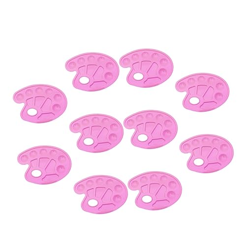 Gatuida 10 Stück Teiliges Fächern Praktische Mischpalette für Aquarell und Acrylfarben für Künstler und Kreative Bastelprojekte von Gatuida