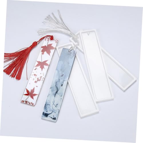 Gatuida 10 Stück Teiliges Flexible Silikon Lesezeichenform für Epoxidharz Gießen Transparent Wiederverwendbar für Kette für DIY Schmuck Schlüsselanhänger und Persönliche Geschenke Gatuida 10 Stück Teiliges Flexible Silikon Lesezeichenform für Epoxidharz Gießen Transparent Wiederverwendbar für Kette für DIY Schmuck Schlüsselanhänger und Persönliche Geschenke von Gatuida