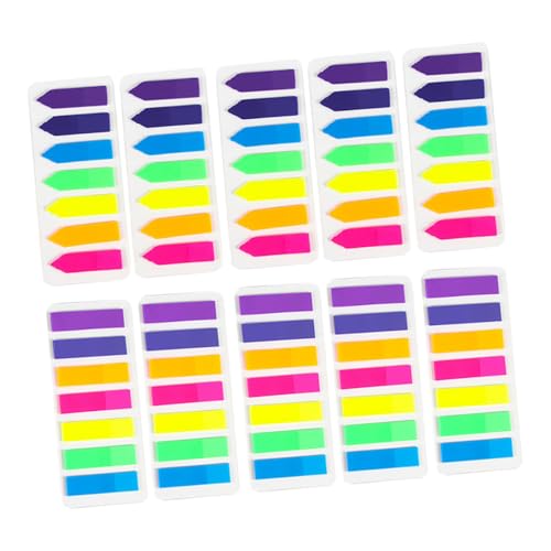 Gatuida 10 Stück Teiliges Fluoreszierendes Index Tab Transparente Pet Seitenmarker Selbstklebend Repositionierbar Papierschonend für Bücher Notizen Dokumente mit Markierungs und Gatuida 10 Stück Teiliges Fluoreszierendes Index Tab Transparente Pet Seitenmarker Selbstklebend Repositionierbar Papierschonend für Bücher Notizen Dokumente mit Markierungs und von Gatuida