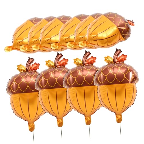 Gatuida 10 Stück Teiliges Folienballon Dekorativen Kiefernzapfen Herbstliche Partydekoration für Erntedankfest und Thanksgiving Langlebige Aluminiumfolie Farbenfrohe Luftballons für Gatuida 10 Stück Teiliges Folienballon Dekorativen Kiefernzapfen Herbstliche Partydekoration für Erntedankfest und Thanksgiving Langlebige Aluminiumfolie Farbenfrohe Luftballons für von Gatuida