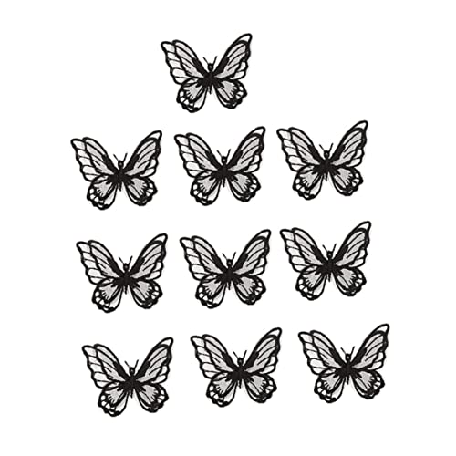 Gatuida 10 Stück Teiliges Gestickte Schmetterling Patches aus Organza Zweilagig zum Aufnähen Kleidung Jeans Taschen für Hochzeitsdekoration und Kreative DIY Bekleidungsgestaltung Gatuida 10 Stück Teiliges Gestickte Schmetterling Patches aus Organza Zweilagig zum Aufnähen Kleidung Jeans Taschen für Hochzeitsdekoration und Kreative DIY Bekleidungsgestaltung von Gatuida