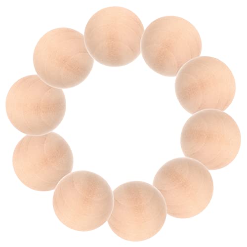 Gatuida 10 Stück Teiliges Glatte Naturbelassene Holzkugeln Massive Holzperlen zum Basteln Bemalbar DIY Zubehör für Kreative Holzdekorationsprojekte Gatuida 10 Stück Teiliges Glatte Naturbelassene Holzkugeln Massive Holzperlen zum Basteln Bemalbar DIY Zubehör für Kreative Holzdekorationsprojekte von Gatuida
