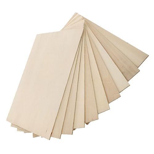Gatuida 10 Stück Teiliges Glatte Unlackierte Holzplatten aus Lindenholz Splintfrei und Vielseitig für DIY Bastelarbeiten Brandmalerei Gravur Modellbau und Heimdekoration Geeignet Gatuida 10 Stück Teiliges Glatte Unlackierte Holzplatten aus Lindenholz Splintfrei und Vielseitig für DIY Bastelarbeiten Brandmalerei Gravur Modellbau und Heimdekoration Geeignet von Gatuida
