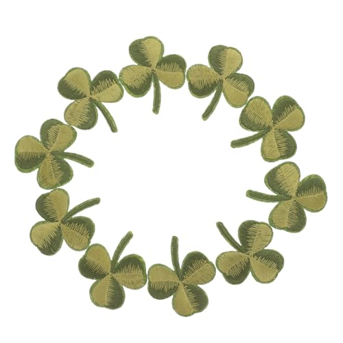 Gatuida 10 Stück Teiliges Grüner Bestickter Applikationspatch für Kleidung und Taschen DIY Dekoration Frisches Design für Patrick's Day Langlebig und Vielseitig Gatuida 10 Stück Teiliges Grüner Bestickter Applikationspatch für Kleidung und Taschen DIY Dekoration Frisches Design für Patrick's Day Langlebig und Vielseitig von Gatuida