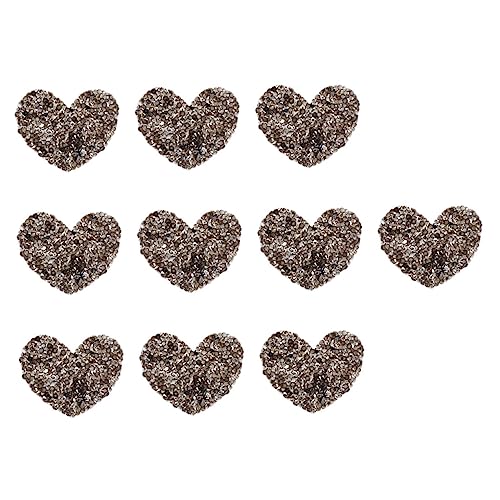 Gatuida 10 Stück Teiliges Herzförmiges Strass Patch zum Aufbügeln Glänzende DIY Kleidung Accessoires Selbstklebende Patches zur Reparatur und Verzierung von Kleidung Taschen Gatuida 10 Stück Teiliges Herzförmiges Strass Patch zum Aufbügeln Glänzende DIY Kleidung Accessoires Selbstklebende Patches zur Reparatur und Verzierung von Kleidung Taschen von Gatuida