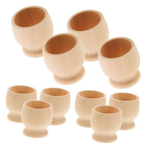 Gatuida 10 Stück Teiliges Holz Eierbecher für DIY Bemalbare Ostereierhalter aus Nachhaltigem Holz Wiederverwendbar Glatt und Langlebig für Ostern Basteln Dekoration und Spielspaß Gatuida 10 Stück Teiliges Holz Eierbecher für DIY Bemalbare Ostereierhalter aus Nachhaltigem Holz Wiederverwendbar Glatt und Langlebig für Ostern Basteln Dekoration und Spielspaß von Gatuida