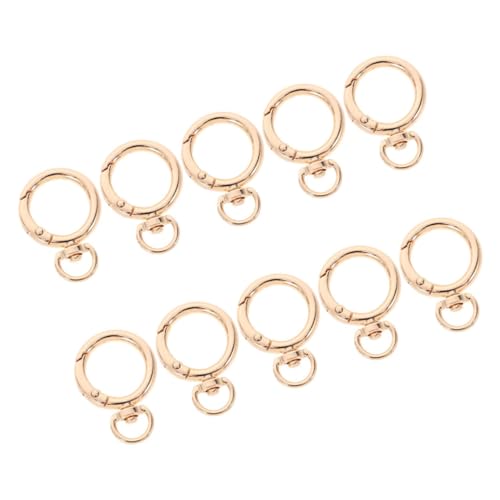Gatuida 10 Stück Teiliges Karabinerhaken mit Drehgelenk aus Robustem Legierungsstahl Vielseitige Schlüsselclips für Taschen Geldbörsen und Bastelarbeiten Stilvolle und Praktische Gatuida 10 Stück Teiliges Karabinerhaken mit Drehgelenk aus Robustem Legierungsstahl Vielseitige Schlüsselclips für Taschen Geldbörsen und Bastelarbeiten Stilvolle und Praktische von Gatuida