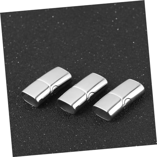 Gatuida 10 Stück Teiliges Magnetverschluss für Armbänder und Sicherer Verschluss für Lederbänder Rostfrei und Langlebig Stahlfarbe Gatuida 10 Stück Teiliges Magnetverschluss für Armbänder und Sicherer Verschluss für Lederbänder Rostfrei und Langlebig Stahlfarbe von Gatuida
