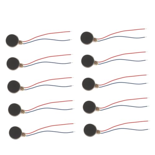 Gatuida 10 Stück Teiliges Mini Dc Vibrationsmotor Flache Micro motoren mit Hoher Temperatur Korrosionsbeständigkeit Langlebig und Robust für DIY motor bau und Beauty massagegeräte Gatuida 10 Stück Teiliges Mini Dc Vibrationsmotor Flache Micro motoren mit Hoher Temperatur Korrosionsbeständigkeit Langlebig und Robust für DIY motor bau und Beauty massagegeräte von Gatuida