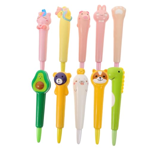 Gatuida 10 Stück Teiliges Multifunktionale Gelstifte mit Lustigem Design Stressabbauende Tragbare Schreibstifte für Schüler und Erwachsene Niedliche Cartoon kugelschreiber für Schule Büro Gatuida 10 Stück Teiliges Multifunktionale Gelstifte mit Lustigem Design Stressabbauende Tragbare Schreibstifte für Schüler und Erwachsene Niedliche Cartoon kugelschreiber für Schule Büro von Gatuida
