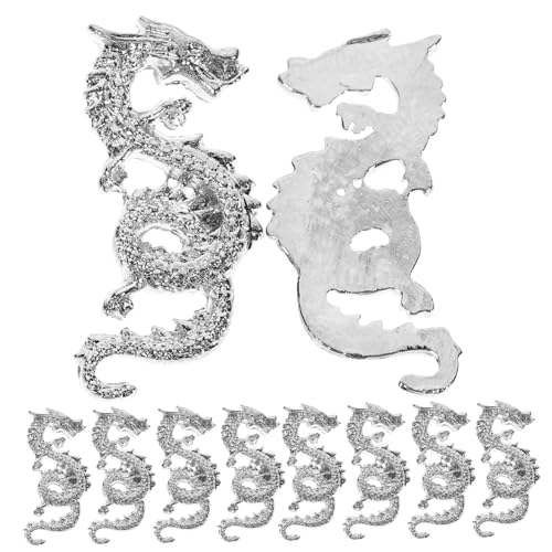 Gatuida 10 Stück Teiliges Nagel Schmuckset Kleine Metall Drachen Nail Charms für DIY Nagelkunst und Maniküre Silberfarbene Nageldekorationen für Natürliche und Künstliche Fingernägel Gatuida 10 Stück Teiliges Nagel Schmuckset Kleine Metall Drachen Nail Charms für DIY Nagelkunst und Maniküre Silberfarbene Nageldekorationen für Natürliche und Künstliche Fingernägel von Gatuida