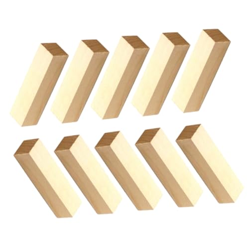 Gatuida 10 Stück Teiliges Naturbelassene Holzklötzchen aus Kiefer Glatte Oberfläche Sichere Holzblöcke zum Schnitzen und Basteln für Anfänger und DIY Handwerksprojekte Gatuida 10 Stück Teiliges Naturbelassene Holzklötzchen aus Kiefer Glatte Oberfläche Sichere Holzblöcke zum Schnitzen und Basteln für Anfänger und DIY Handwerksprojekte von Gatuida