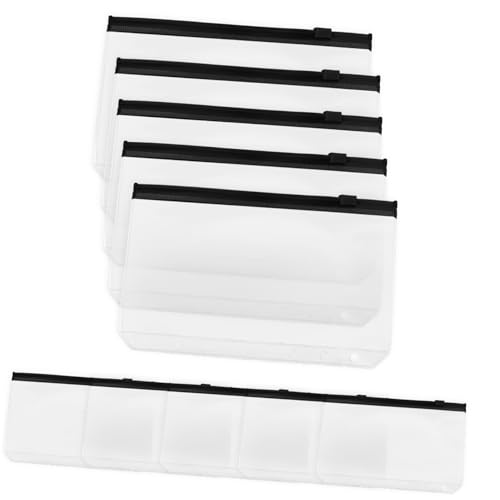 Gatuida 10 Stück Teiliges Reißverschluss Ordner Taschen Transparente für Dokumente und Notizen Praktische Aufbewahrungslösungen aus Hochwertigem PVC Gatuida 10 Stück Teiliges Reißverschluss Ordner Taschen Transparente für Dokumente und Notizen Praktische Aufbewahrungslösungen aus Hochwertigem PVC von Gatuida